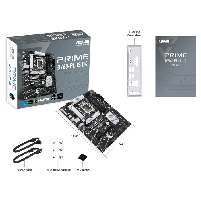 Asus Prime B760-PLUS D4 DDR4 ATX LGA 1700