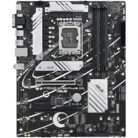Asus Placa Base Prime B760-PLUS D4 Socket 1700 DDR4 PCIe 5.0 ATX