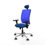 PIQUERAS Y CRESPO Silla de oficina Motilla Azul con Mecanismo Sincro/Traslack