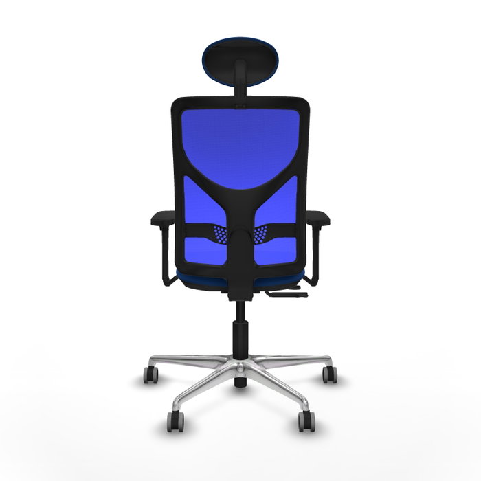 PIQUERAS Y CRESPO Silla de oficina Motilla Azul con Mecanismo Sincro/Traslack PIQUERAS Y CRESPO Silla de oficina Motilla Azul con Mecanismo Sincro/Traslack