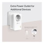 TP-Link TL-PA7017P Adaptador Powerline Gigabit con Enchufe Integrado, Blanco