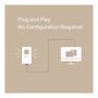 TP-Link TL-PA7017P Adaptador Powerline Gigabit con Enchufe Integrado, Blanco