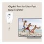 TP-Link TL-PA7017P Adaptador Powerline Gigabit con Enchufe Integrado, Blanco