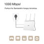 TP-Link TL-PA7017P Adaptador Powerline Gigabit con Enchufe Integrado, Blanco