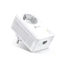 TP-Link TL-PA7017P Adaptador Powerline Gigabit AV1000 con Enchufe Passthrough, 1 Puerto Ethernet, Hasta 1000 Mbps, HomePlug AV2, Blanco - 1 Pieza
