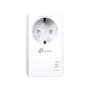 TP-Link TL-PA7017P Adaptador Powerline Gigabit AV1000 con Enchufe Passthrough, 1 Puerto Ethernet, Hasta 1000 Mbps, HomePlug AV2, Blanco - 1 Pieza