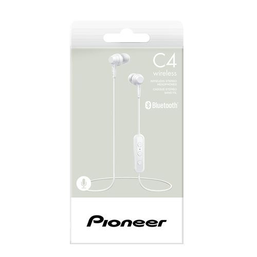 PIONEER Auricular Bluetooth In-Ear - Blanco - Modelo Auricular pioneer bluetooth in-ear - blanco