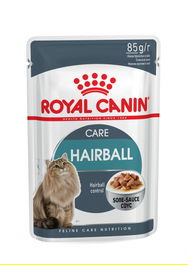 Royal Canin Cuidado Bola Pelo Gato Comida Húmeda en Salsa 12 Bolsitas x 85 gr