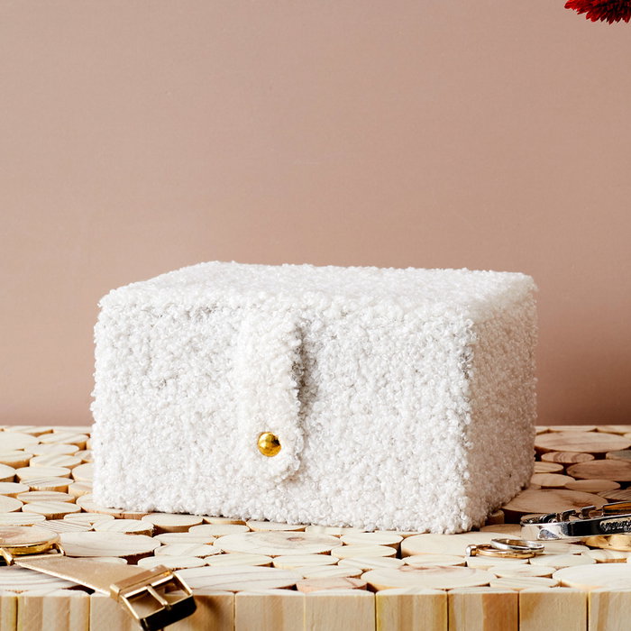 Home Deco Factory Joyero Rizo Colección Natural Cartón