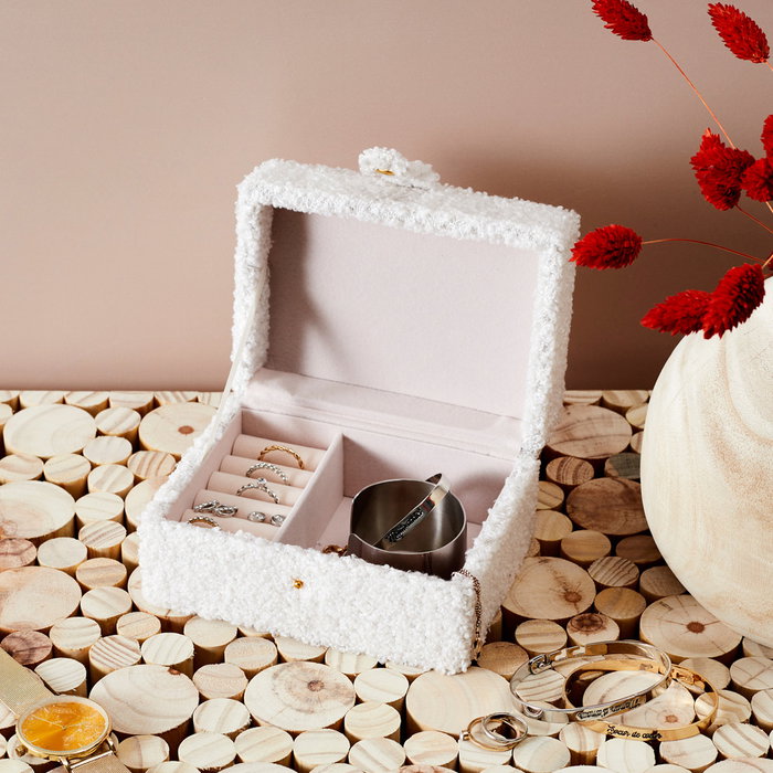 Home Deco Factory Joyero Rizo Colección Natural Cartón