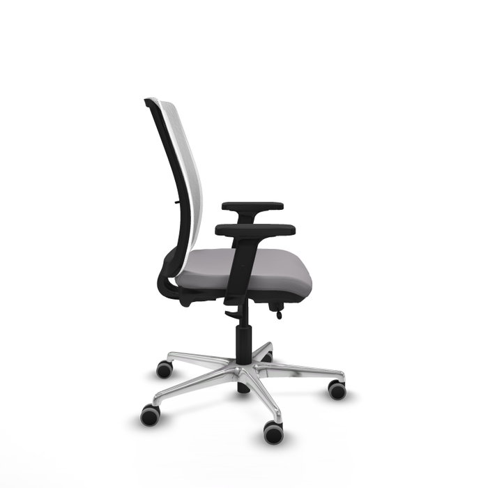 PIQUERAS Y CRESPO Silla de oficina Haches con Mecanismo Sincro/Traslack Gris y Blanco PIQUERAS Y CRESPO Silla de oficina Haches con Mecanismo Sincro/Traslack Gris y Blanco