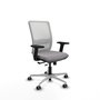 PIQUERAS Y CRESPO Silla de oficina Haches con Mecanismo Sincro/Traslack Gris y Blanco