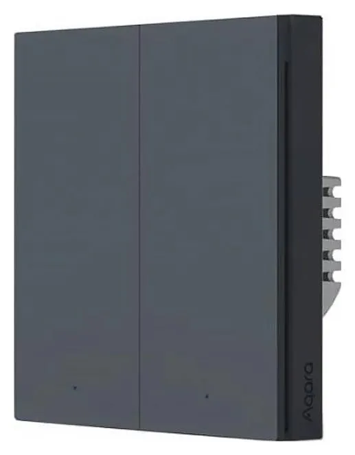 Aqara Smart Wall Switch H1 EU Double Rocker Gris (No Neutral) Aqara Smart Wall Switch H1 EU Double Rocker Gris (No Neutral)