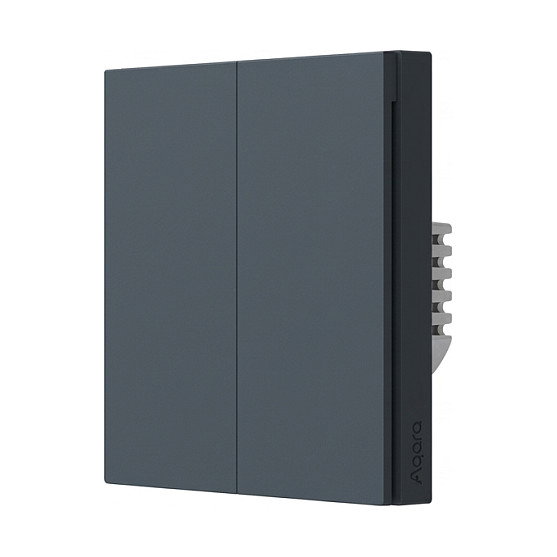 Aqara Smart Wall Switch H1 EU Double Rocker Gris (No Neutral) Aqara Smart Wall Switch H1 EU Double Rocker Gris (No Neutral)
