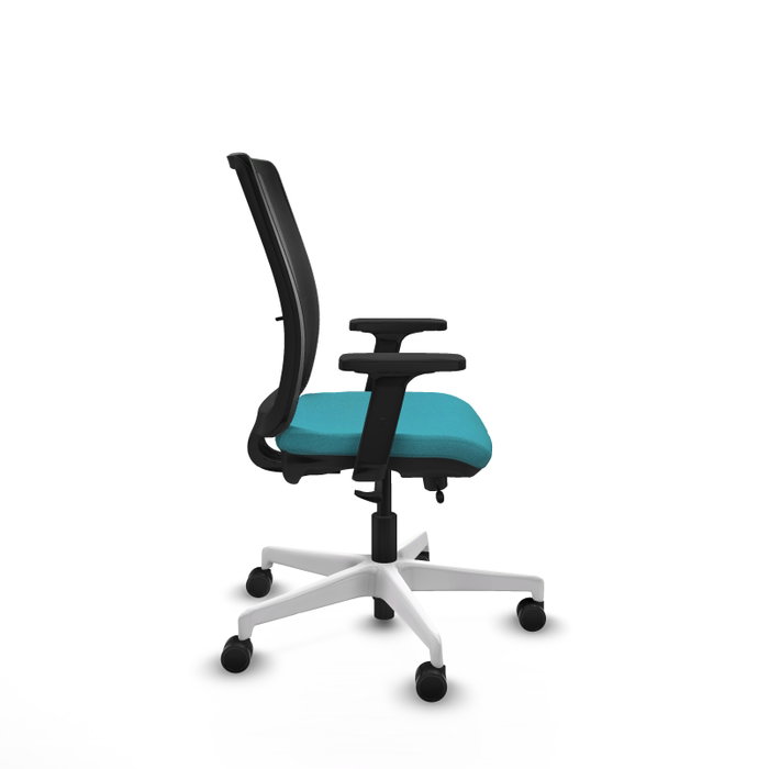 PIQUERAS Y CRESPO Silla de oficina Haches con mecanismo Sincro/Traslack, Turquesa y Negro PIQUERAS Y CRESPO Silla de oficina Haches con mecanismo Sincro/Traslack, Turquesa y Negro
