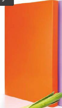 Durplastic Tabla Corte Amarilla de Fibra 50x30 cm - Tabla de cocina amarilla de 5 cm de alto