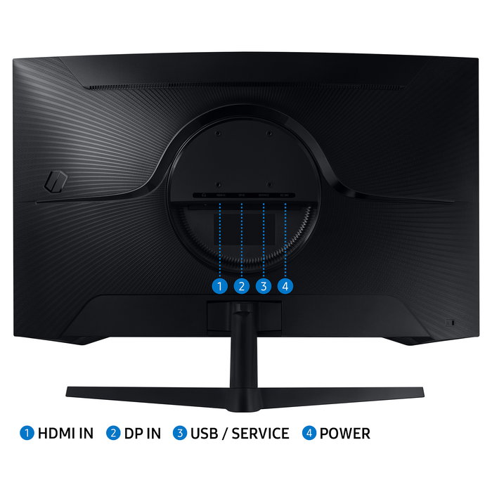 Samsung Odyssey G55C S32CG554EU Monitor Gaming Curvo 32" WQHD 165Hz 1ms HDR10 AMD FreeSync Negro