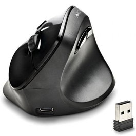 Ngs Ratón inalámbrico vertical negro ergonómico