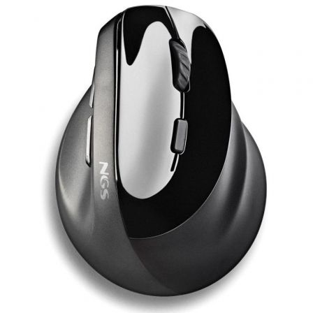 Ngs Ratón inalámbrico vertical negro ergonómico Ngs Ratón inalámbrico vertical negro ergonómico
