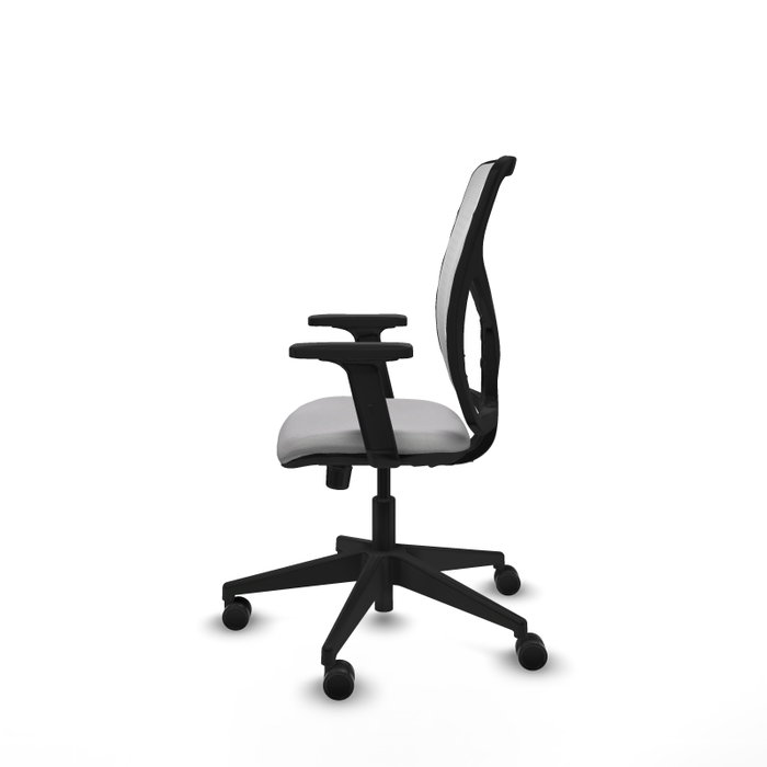 PIQUERAS Y CRESPO Silla de oficina Motilla con mecanismo Sincro, Gris claro y Blanco PIQUERAS Y CRESPO Silla de oficina Motilla con mecanismo Sincro, Gris claro y Blanco
