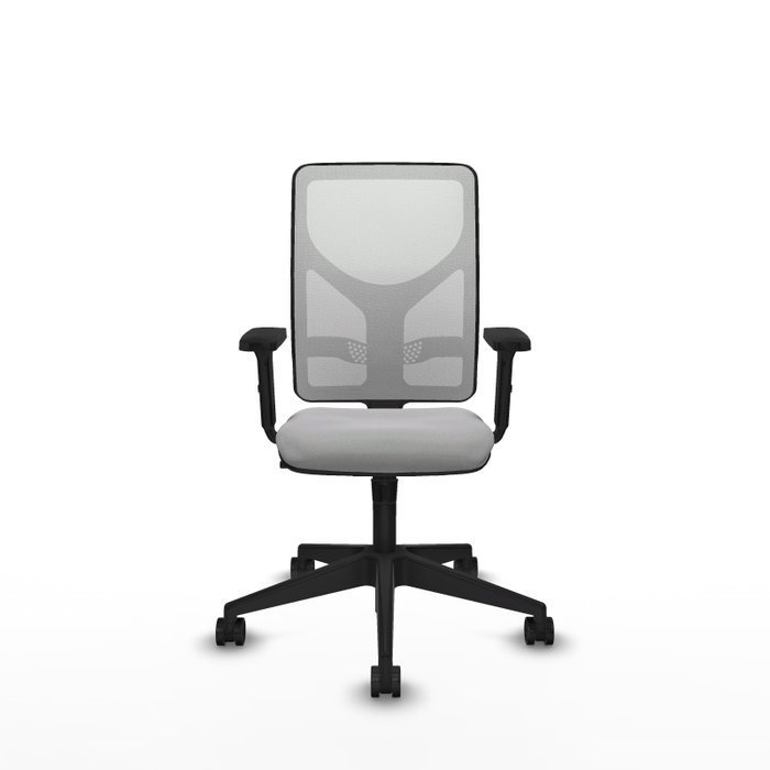 PIQUERAS Y CRESPO Silla de oficina Motilla con mecanismo Sincro, Gris claro y Blanco PIQUERAS Y CRESPO Silla de oficina Motilla con mecanismo Sincro, Gris claro y Blanco