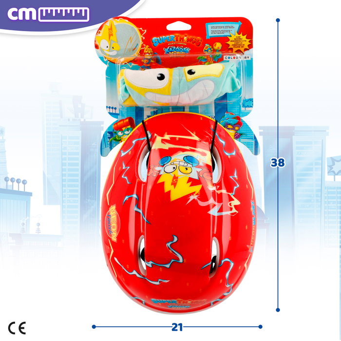 SuperThings Casco Neon Blast con funda 3D
