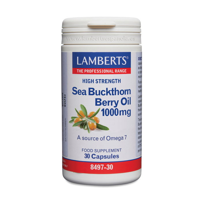 LAMBERTS Aceite de fruto de espino amarillo 1000 mg LAMBERTS Aceite de fruto de espino amarillo 1000 mg