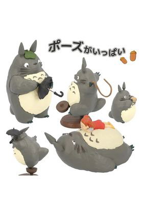 Benelic Totoro Pose Collection Surtido de 6 Minifiguras de Mi Vecino Totoro