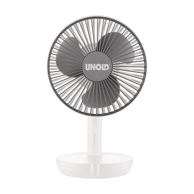 Unold Breezy Ventilador de Mesa con Batería, Blanco Unold Breezy Ventilador de Mesa con Batería, Blanco