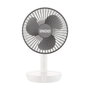 Unold Breezy Ventilador de Mesa con Batería, Blanco