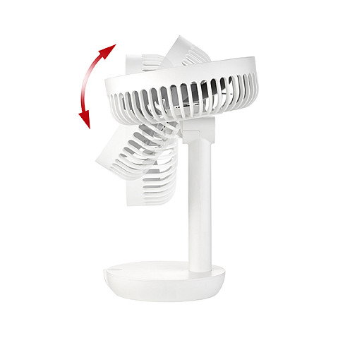 Unold Breezy Ventilador de Mesa con Batería, Blanco Unold Breezy Ventilador de Mesa con Batería, Blanco