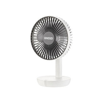 Unold Breezy Ventilador de Mesa con Batería, Blanco Unold Breezy Ventilador de Mesa con Batería, Blanco