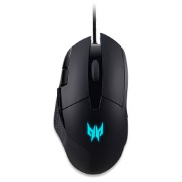 Acer Predator Cestus 315 Ratón Gaming Óptico USB 8 Botones Programables 6500 DPI para PC Windows, Negro