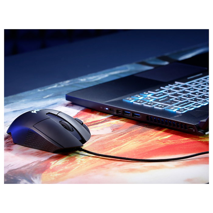 Acer Predator Cestus 315 Ratón Gaming Óptico USB 8 Botones Programables 6500 DPI para PC Windows, Negro Acer Predator Cestus 315 Ratón Gaming Óptico USB 8 Botones Programables 6500 DPI para PC Windows, Negro