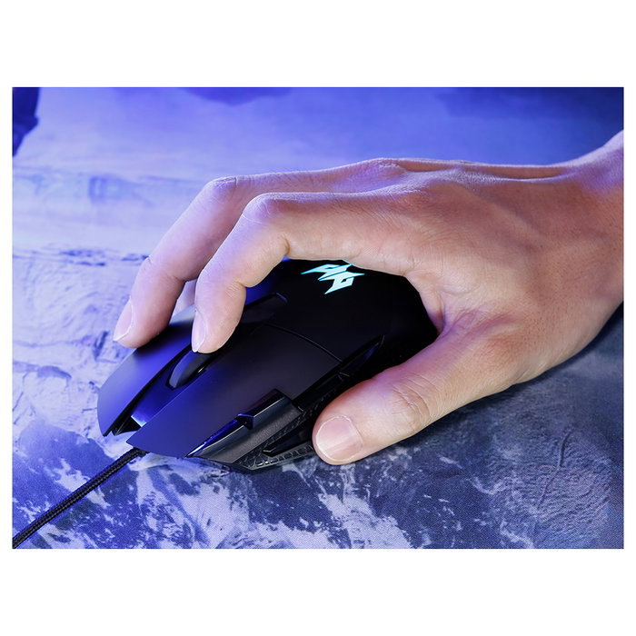 Acer Predator Cestus 315 Ratón Gaming Óptico USB 8 Botones Programables 6500 DPI para PC Windows, Negro Acer Predator Cestus 315 Ratón Gaming Óptico USB 8 Botones Programables 6500 DPI para PC Windows, Negro