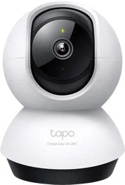 TP-Link Cámara de vigilancia Tapo C220, Tapo C220 Tapo, 2K QHD, giro/inclinación, visión nocturna, IA, microSD 512GB, color blanco/negro