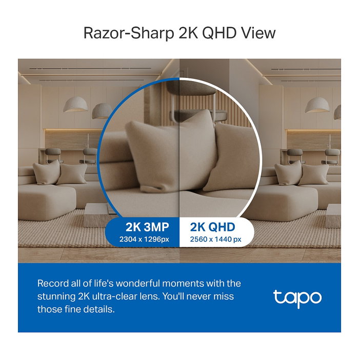 Tp-link tapo c220 cÁmara de seguridad 360° 2k 4mp visión nocturna Tp-link tapo c220 cÁmara de seguridad 360° 2k 4mp visión nocturna