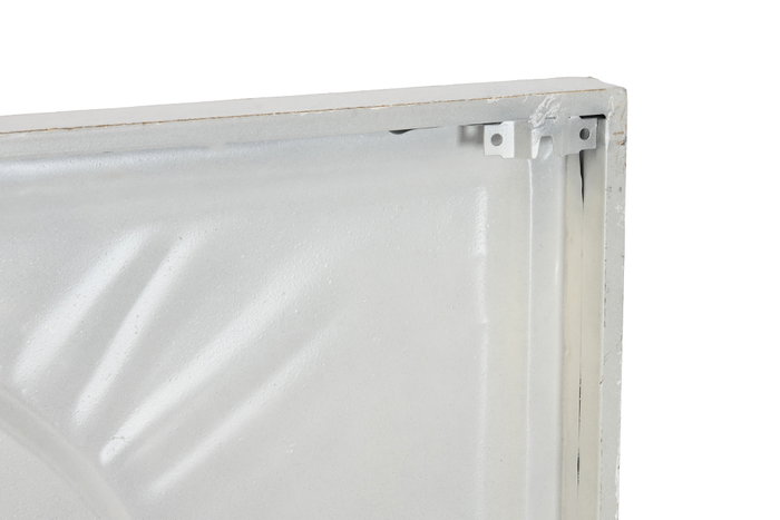 DKD Home Decor Decoración de pared de metal Abstracto 2 en Blanco y Dorado DKD Home Decor Decoración de pared de metal Abstracto 2 en Blanco y Dorado