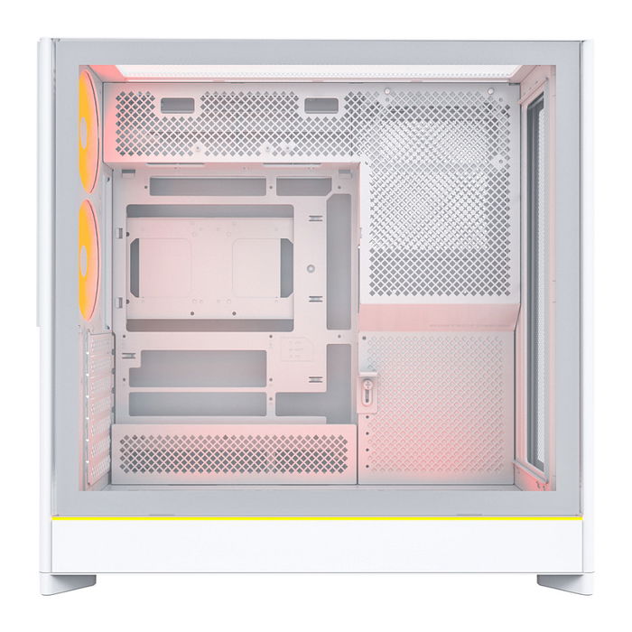 Montech Midi Montech HS01 PRO TG White Caja de PC