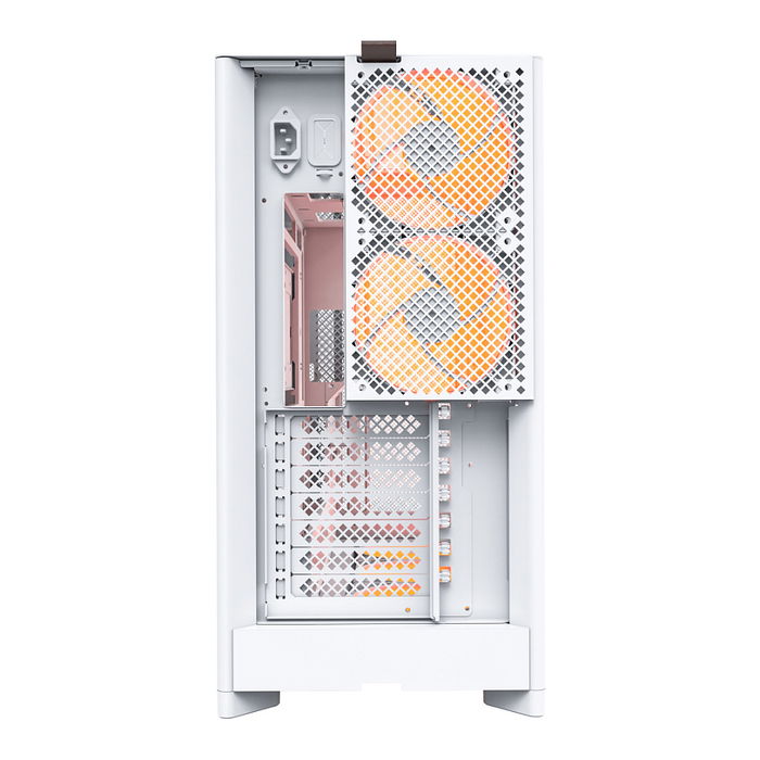 Montech Midi Montech HS01 PRO TG White Caja de PC