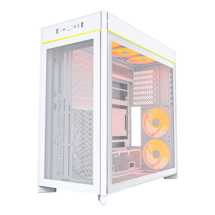 Montech Midi Montech HS01 PRO TG White Caja de PC