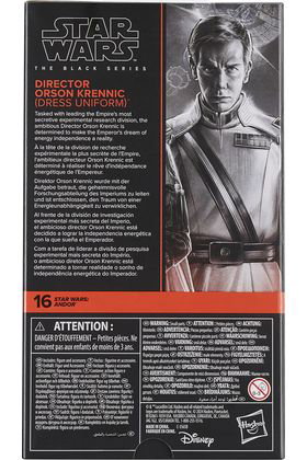 Star Wars: Andor Black Series Figura Director Orson Krennic (Dress Uniform) 15 cm