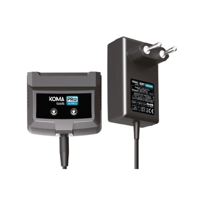 Koma Tools Cargador de batería 20V 30W 20v-cb30 Koma Tools Cargador de batería 20V 30W 20v-cb30