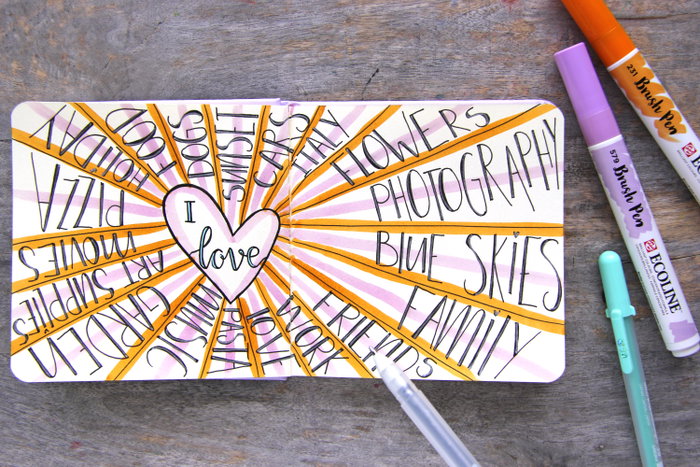 Estuche de diario Happiness