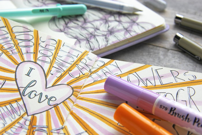 Estuche de diario Happiness
