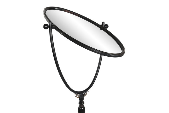 DKD Home Decor Espejo de Vestidor Metal y Cristal Negro 61x62x174 cm