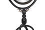 DKD Home Decor Espejo de Vestidor Metal y Cristal Negro 61x62x174 cm