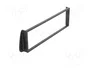 PER.PIC. Bastidor de montaje de radio 1 DIN para Citroën Xsara Picasso, negro