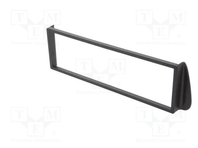 PER.PIC. Bastidor de montaje de radio 1 DIN para Citroën Xsara Picasso, negro