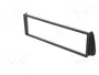 PER.PIC. Bastidor de montaje de radio 1 DIN para Citroën Xsara Picasso, negro
